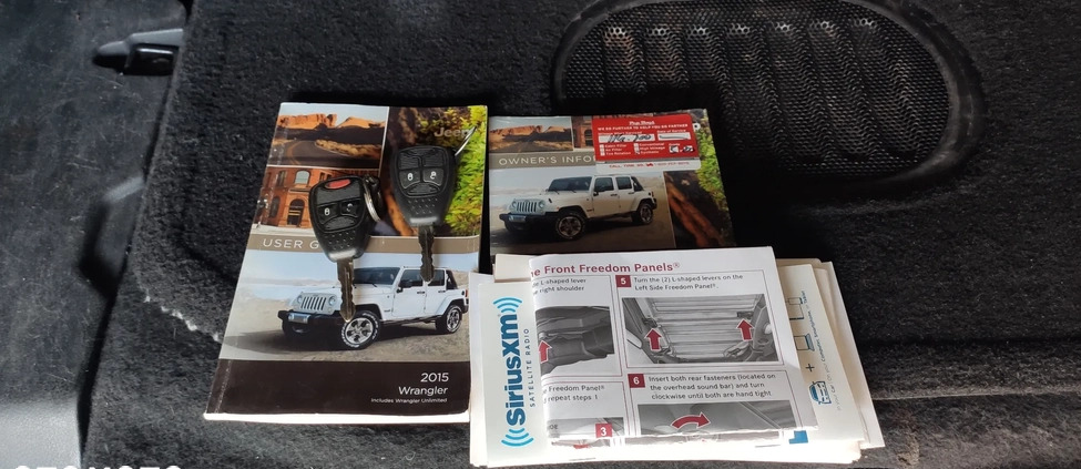 Jeep Wrangler cena 129998 przebieg: 113044, rok produkcji 2015 z Częstochowa małe 781